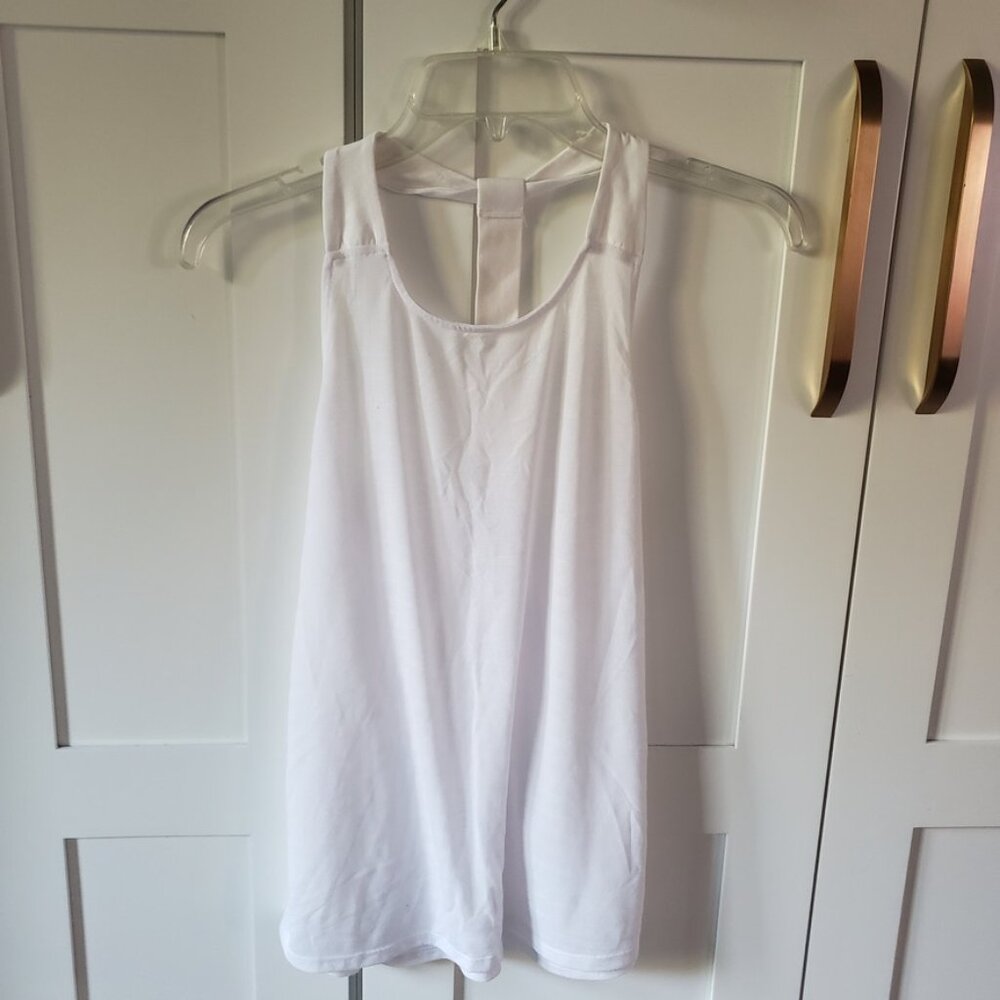 Rabbit Racerback Tank Womens M White Lightweight